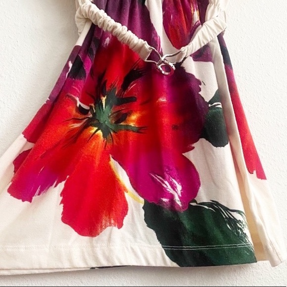 🍒Gorgeous Floral Dress with belt - Picture 3 of 12